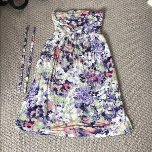 Soma knee length super soft strapless dress